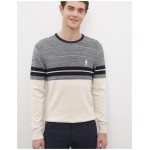 Men's Slim Cream Sweater