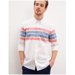 Men's Regular White Shirt Long Sleeve