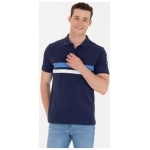 Men's Regular Navy Blue Polo  T-Shirt
