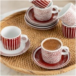 Coffee Cup Set of 5 Cups - English Home Turkey