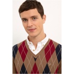 Men's Slim Brown Sweater - Image 2