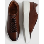 Lufian Tommy Men's Leather Sneaker Shoes Brown - Image 5