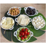 Porcelain 6 Piece Small Size 15*12 Cm Breakfast Bowl