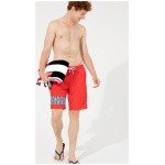 Men's Red Swim Shorts - Image 2