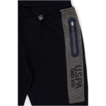 boy's Tights Fit navy Sweatpants - Image 2