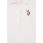 girls Standard Polo Neck Ecru Basic Sweatshirt - Image 3