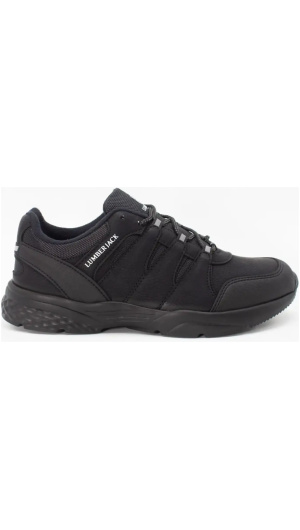Lumberjack Monster Anatomical Polyurethane Lightweight Sole Lace-Up Trekking Sports Shoes Black
