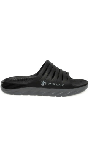 Lumberjack Bukky Single Strip Gray Men's Slippers