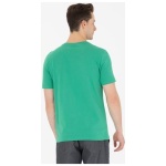 Men's Regular Green Basic Crew Neck T-Shirt - Image 6