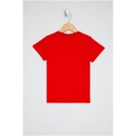 Children's Standard Red Crew Neck T-Shirt - Image 2