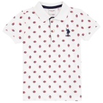 boy's Standard White Crew Neck T-Shirt