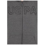 Men's Regular Anthracite Melange Sweatshirt - Image 6