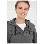 Men's Regular Anthracite Melange Sweatshirt - Image 5