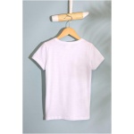 Girl's Standard white Basic Polo Neck T-Shirt - Image 2