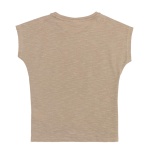 Girl's Standard Khaki Crew Neck T-Shirt - Image 3