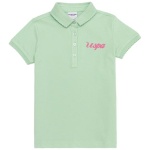 Girl's Standard Mint Basic Polo Neck T-Shirt