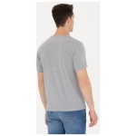 Men's Regular Grey Melange Crew Neck T-Shirt - Image 6