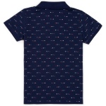 Boy's Standard navy Polo Neck T-Shirt - Image 2