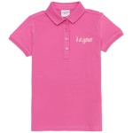 Girl’s Standard pink Basic Polo Neck T-Shirt