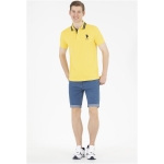 US. Polo Assn. Dark Yellow Men's Polo T-Shirt - Image 6