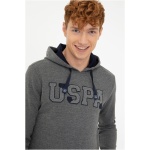 Men's Standard Anthracite Melange Basic Sweatshirt - Image 2