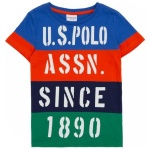 Boy Standard blue Polo Neck T-Shirt