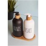 Perotti Lotion Black 2-Piece Liquid Soap Dispenser - Image 2