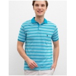 Men's Regular Petrol Polo Neck T-Shirt
