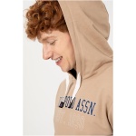 Men's Standard Camel Hooded Sweatshirt - Image 3