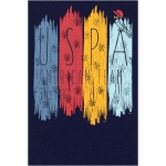 Kids Standard Navy Blue Crew Neck T-Shirt - Image 2