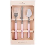 Karaca18 Piece 6 Person Knife Set - Freya Pink - Image 2