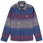 Boy's Comfort Navy Blue Long Sleeve Shirt