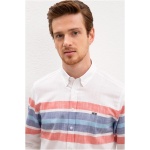 Men's Regular White Shirt Long Sleeve - Image 5