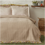 Karaca Pique Double Ribbed 200×220 cm Beige