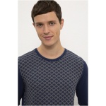 Men's Slim Indigo Sweater - Image 5