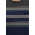 Men's Slim Indigo Sweater - Image 7