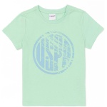Girl's Standard Mint Basic Crew Neck T-Shirt