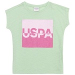 Girl's Standard Mint Basic Crew Neck T-Shirt