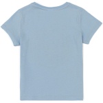 Boy's Standard  Light Blue Polo Neck T-Shirt - Image 2