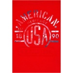 Children's Standard Red Crew Neck T-Shirt - Image 3