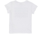Girl's standart White Basic Crew Neck T-Shirt - Image 3