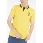 US. Polo Assn. Dark Yellow Men's Polo T-Shirt - Image 4