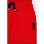 Kids Red Knitted Shorts - Image 3