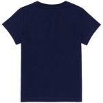 Kids Standard Navy Blue Crew Neck T-Shirt - Image 3