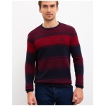 Men's Standard Claret Red Sweater