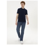 Men's Navy Blue Basic T-Shirt - Image 2