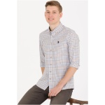 Men's Slim Blue Checkered Shirt - Image 4