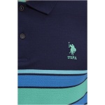 Erkek Slim Lacivert Polo Yaka T-Shirt - Image 2