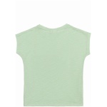 Girl's Standard Mint Basic Crew Neck T-Shirt - Image 3