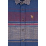 Boy's Comfort Navy Blue Long Sleeve Shirt - Image 3